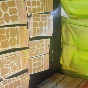 Brown Scrapbooking Stickers Set